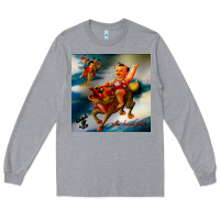 Heather Grey stone temple pilot stp 3 Long Sleeve Tee - linhVisuals