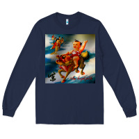 Navy stone temple pilot stp 3 Long Sleeve Tee - linhVisuals
