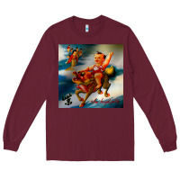 Burgundy stone temple pilot stp 3 Long Sleeve Tee - linhVisuals