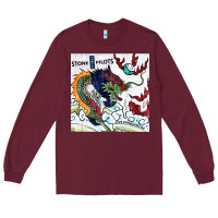 Burgundy stone temple pilot stp 2 Long Sleeve Tee - linhVisuals