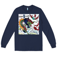 Navy stone temple pilot stp 2 Long Sleeve Tee - linhVisuals