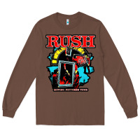 Chestnut RUSH MUSIC Long Sleeve Tee - linhVisuals