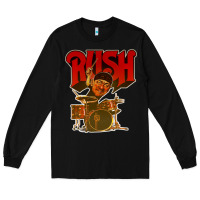 Black rush neil 10 Long Sleeve Tee - linhVisuals