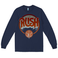 Navy RUSH TOUR Long Sleeve Tee - linhVisuals