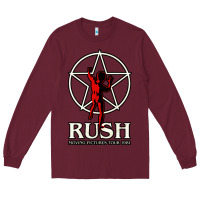 Burgundy rush TOUR 1981 Long Sleeve Tee - linhVisuals