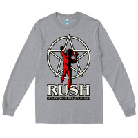 Heather Grey rush TOUR 1981 Long Sleeve Tee - linhVisuals