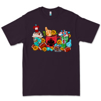 Plum Coffee And American Football Coffee Cups Premium Tee - FaDigitalArtStudio