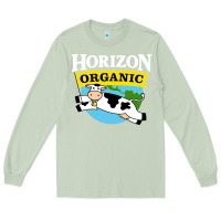 Matcha horizon organic milk Long Sleeve Tee - linhVisuals