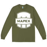 Army Green Mapex Drum Long Sleeve Tee - linhVisuals