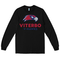 Black v-h4wks, viterbo, education Long Sleeve Tee - linhVisuals