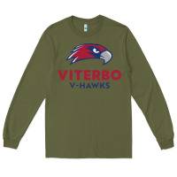 Army Green v-h4wks, viterbo, education Long Sleeve Tee - linhVisuals