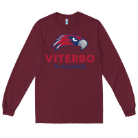 Burgundy v-h4wks, viterbo, education Long Sleeve Tee - linhVisuals