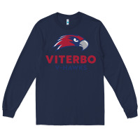 Navy v-h4wks, viterbo, education Long Sleeve Tee - linhVisuals