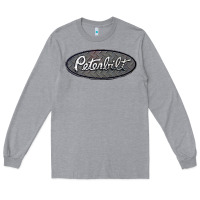 Heather Grey Peterbilt Trucks Long Sleeve Tee - linhVisuals