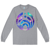 Heather Grey bassnectar 07 [tb] Long Sleeve Tee - linhVisuals
