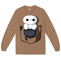 Toasted Coconut baymax in pocket [tb] Long Sleeve Tee - linhVisuals