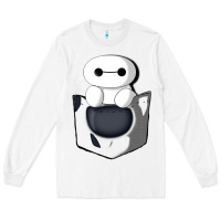 White baymax in pocket [tb] Long Sleeve Tee - linhVisuals