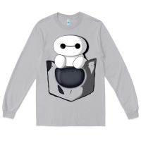 Moon Dust baymax in pocket [tb] Long Sleeve Tee - linhVisuals