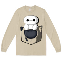 Mushroom baymax in pocket [tb] Long Sleeve Tee - linhVisuals