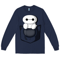 Navy baymax in pocket [tb] Long Sleeve Tee - linhVisuals