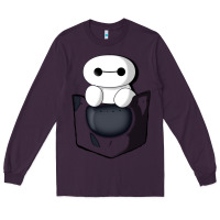 Plum baymax in pocket [tb] Long Sleeve Tee - linhVisuals