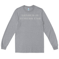 Heather Grey arnold is numero uno Long Sleeve Tee - linhVisuals