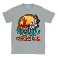 Heather Grey something in the orange olivia Classic Tee - OliviaCreatesArt