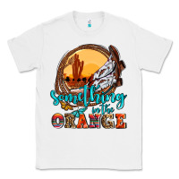 White something in the orange olivia Classic Tee - OliviaCreatesArt