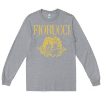 Heather Grey fiorucci Long Sleeve Tee - linhVisuals