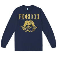 Navy fiorucci Long Sleeve Tee - linhVisuals