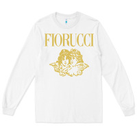 White fiorucci Long Sleeve Tee - linhVisuals