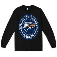 Black emory eagles Long Sleeve Tee - linhVisuals