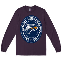 Plum emory eagles Long Sleeve Tee - linhVisuals