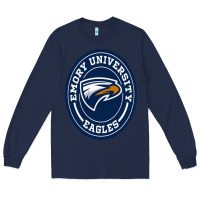 Navy emory eagles Long Sleeve Tee - linhVisuals