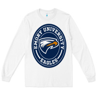 White emory eagles Long Sleeve Tee - linhVisuals