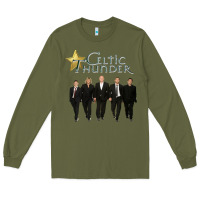 Army Green Celtic Thunder Long Sleeve Tee - linhVisuals