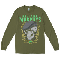 Army Green dropkick murphy's Long Sleeve Tee - linhVisuals