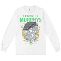 White dropkick murphy's Long Sleeve Tee - linhVisuals
