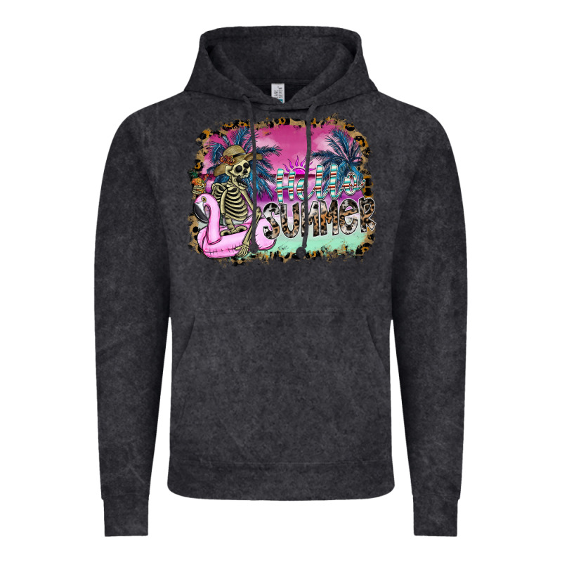 Hello Summer Vintage Hoodie by SublimationCraftShop | Teevron