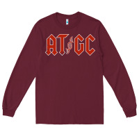 Burgundy atgc funny science Long Sleeve Tee - linhVisuals