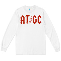 White atgc funny science Long Sleeve Tee - linhVisuals