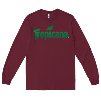 Burgundy tropicana Long Sleeve Tee - linhVisuals