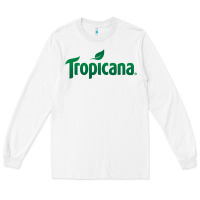 White tropicana Long Sleeve Tee - linhVisuals