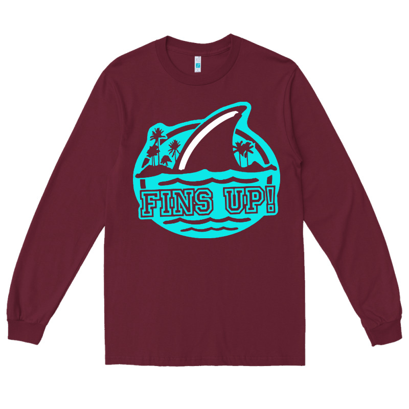 Fins Up Ocean Long Sleeve Tee by linhVisuals | Teevron