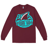 Fins Up Ocean Long Sleeve Tee | Teevron