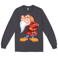 Smoke grumpy dopey dwarf Long Sleeve Tee - linhVisuals
