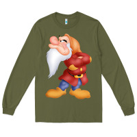 Army Green grumpy dopey dwarf Long Sleeve Tee - linhVisuals