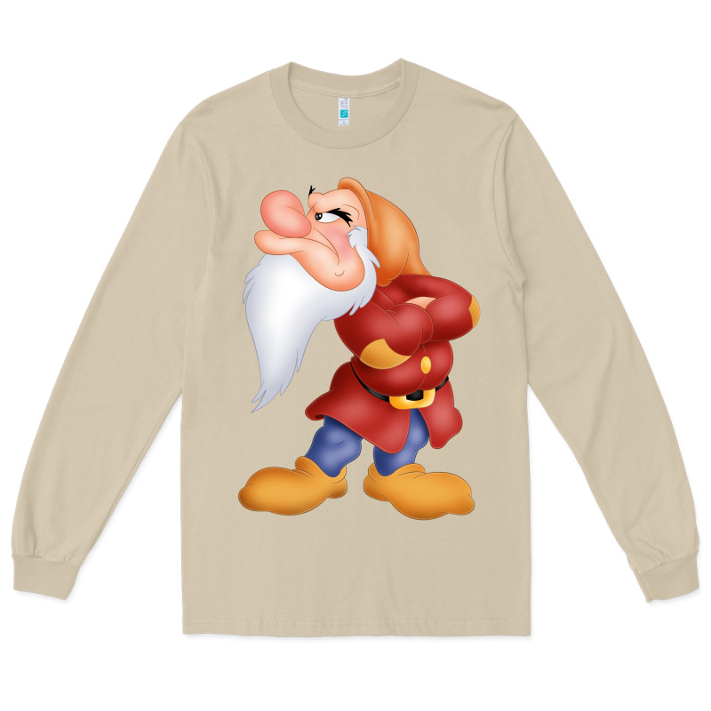 Grumpy Dopey Dwarf Long Sleeve Tee by linhVisuals | Teevron