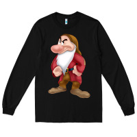 Black grumpy dopey dwarf Long Sleeve Tee - linhVisuals
