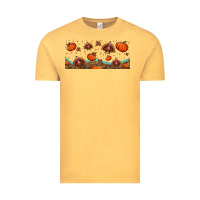 Vintage Mustard turkey thanksgiving pumpkin libbey glass Vintage Tee - BundleAndBundleShop